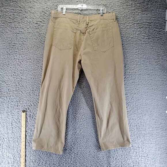 Saddlebred Jeans Mens Size 40x30 Tan Classic Fit 100% Cotton Straight Leg - Picture 11 of 12